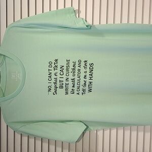 Graphic funny T Shirt - Large- only availability left in white or grey shirts